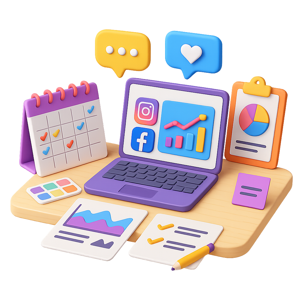 Community Manager trabajando